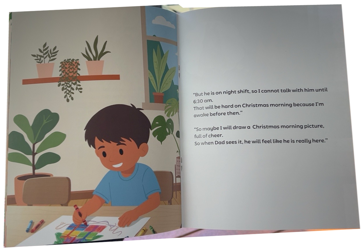 Dad's Away on Christmas Day | Helping Children Feel Connected When Dad Can't Be Home