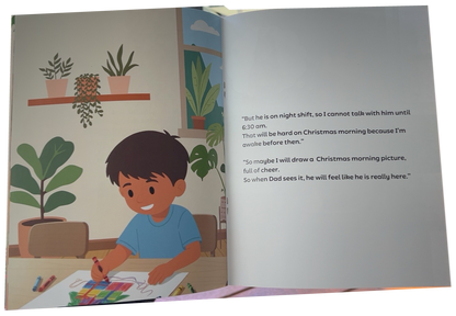 Dad's Away on Christmas Day | Helping Children Feel Connected When Dad Can't Be Home