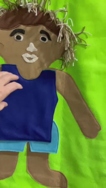 Public and Private Body Parts - Felt Activity